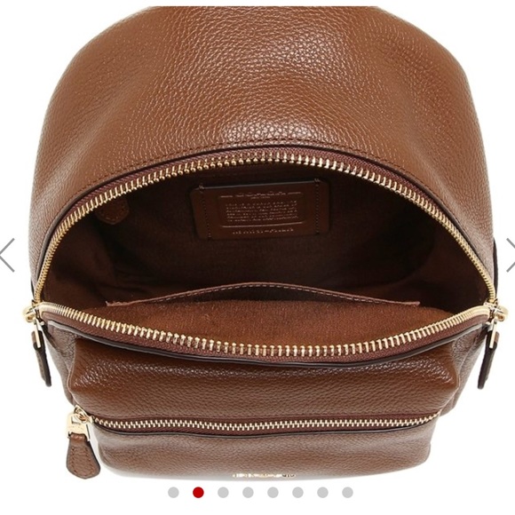 Coach brown small backpack - Picture 3 of 8